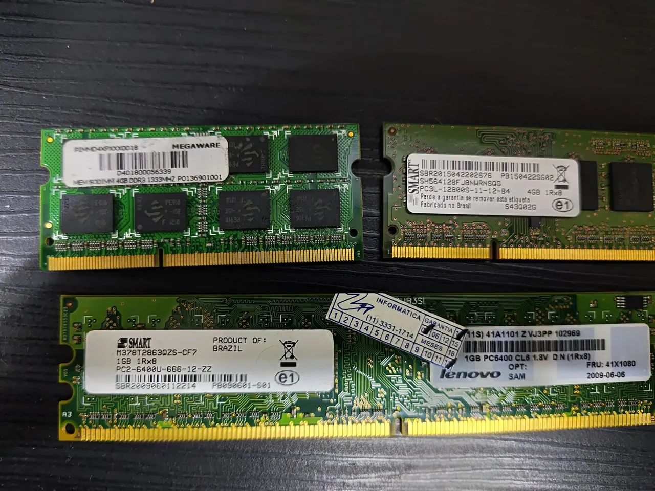 Vendo/troco kit de memória RAM