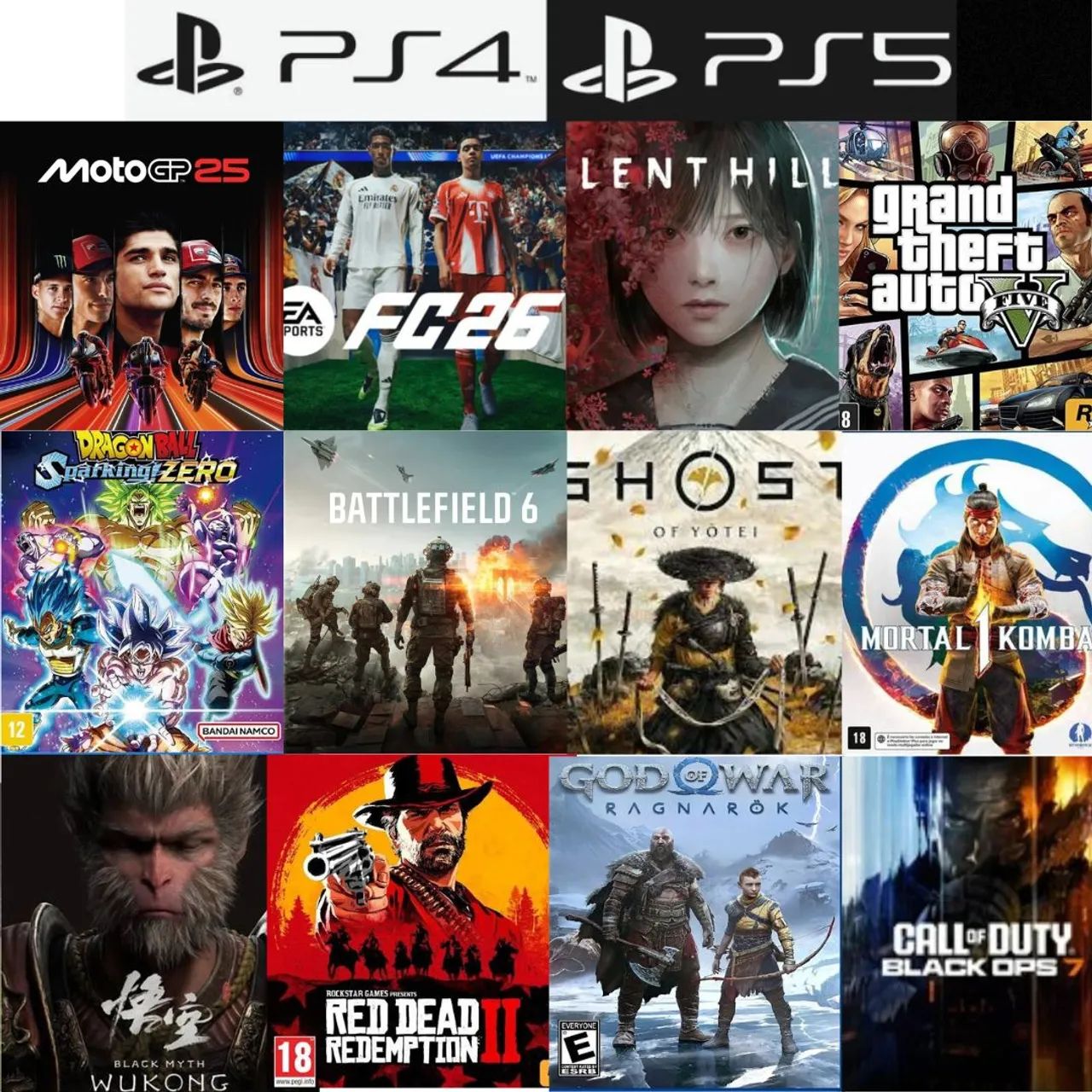 Jogos para PS4/PS5