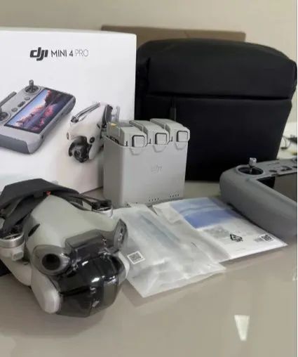 Dji Mini 4 Pro Fly more combo plus + cartao de memoria 256gb e leitor de cartao - Foto 4