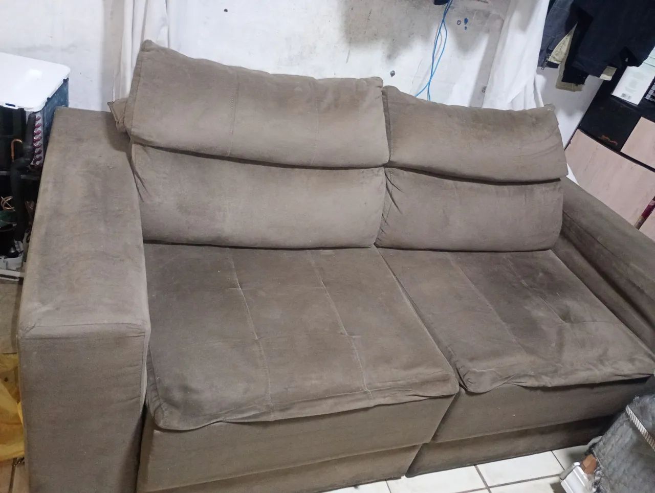Sofá retrátil doação  - Foto 2
