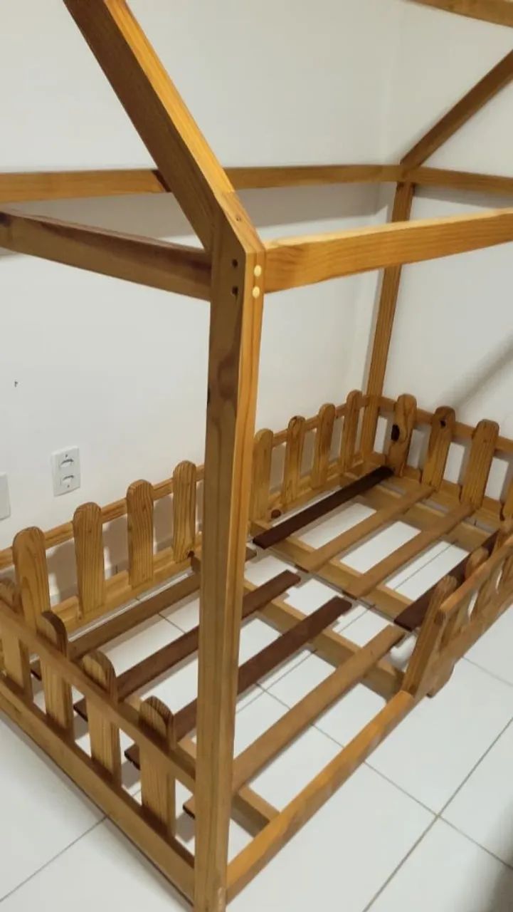 Cama infantil de madeira  - Foto 5
