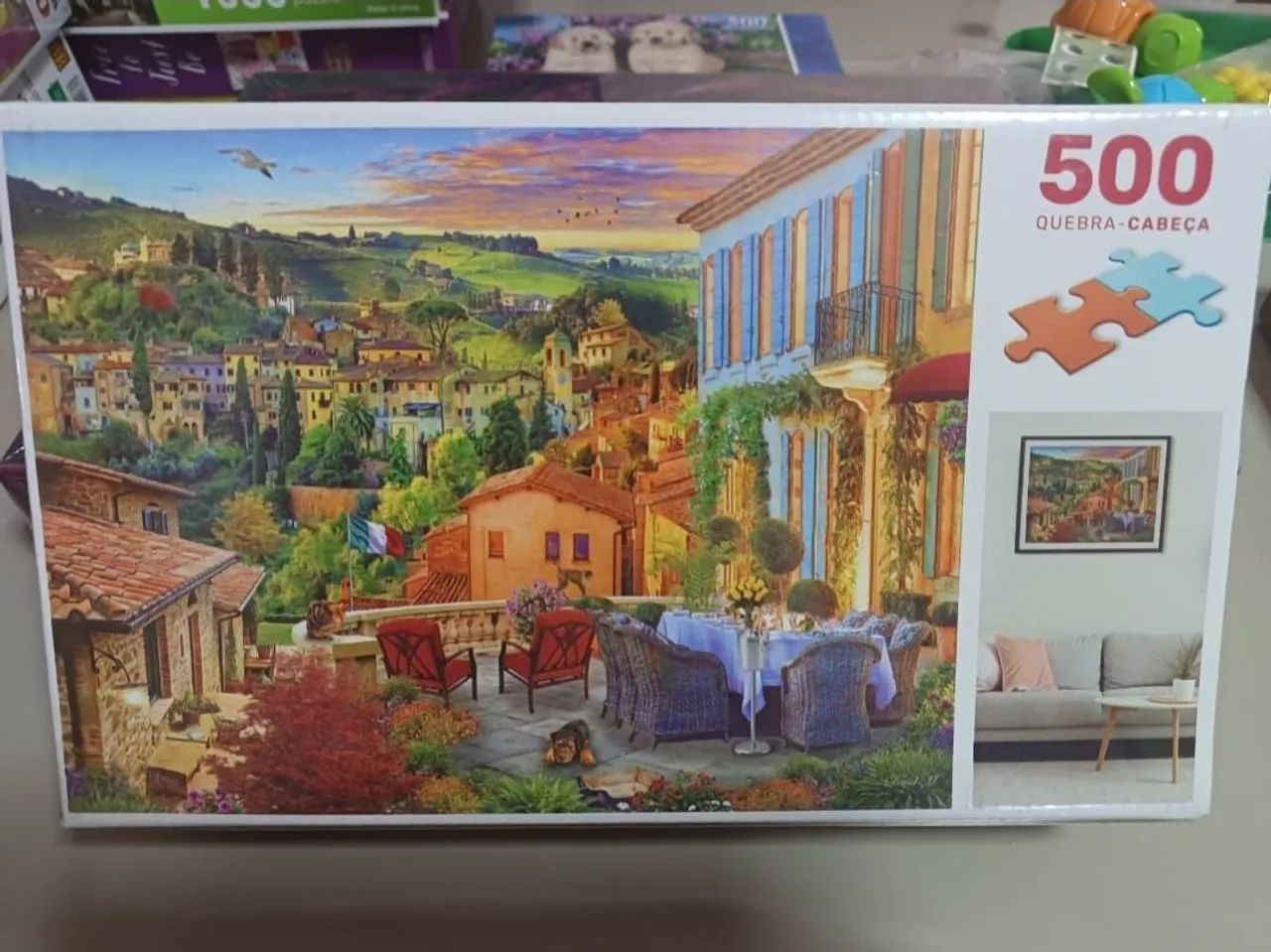 Quebra-cabeça Toscana Lacrado Belíssimo 500 peças  - Foto 2