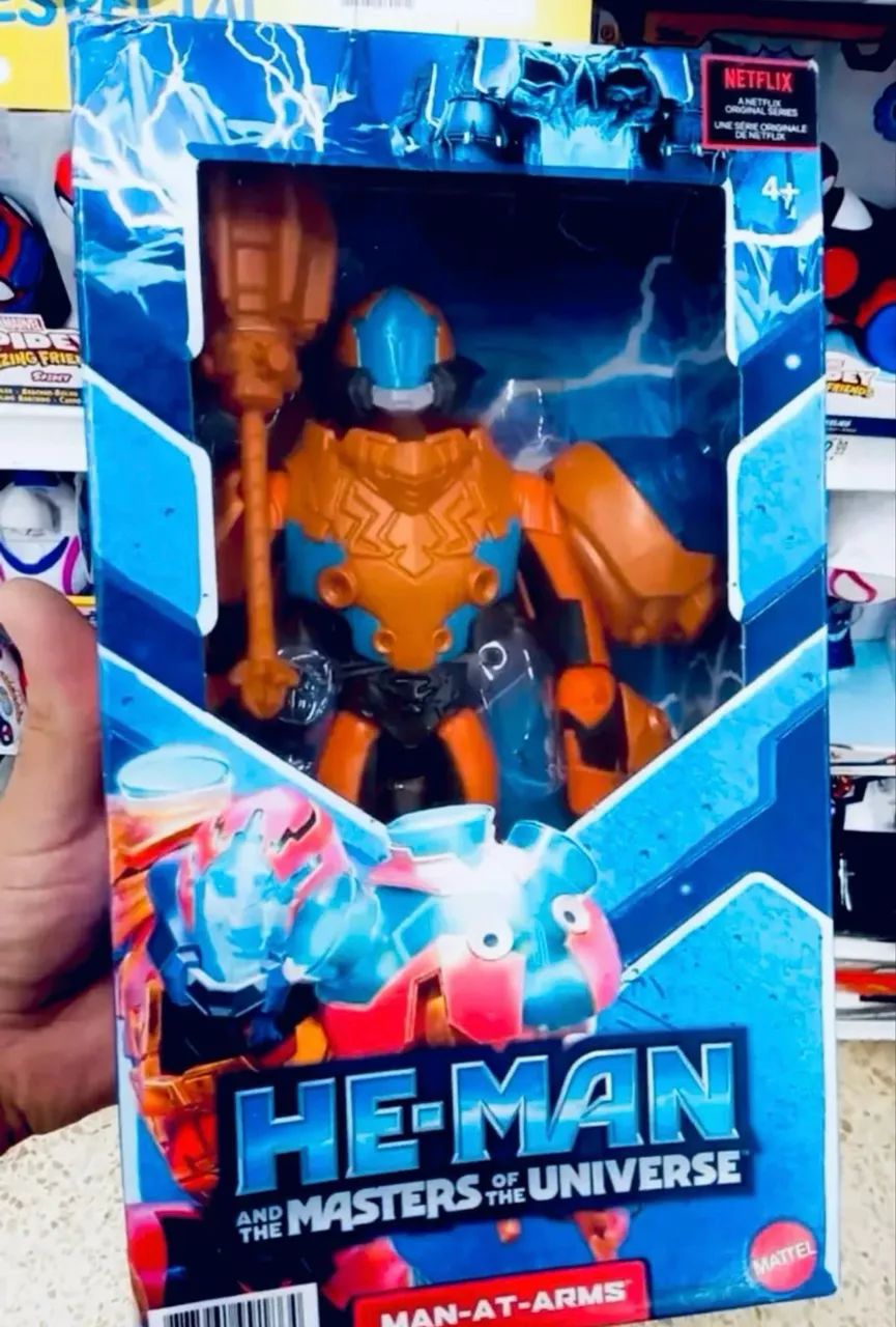 Kit 02 Bonecos He Man e Mentor Netflix  - Foto 2
