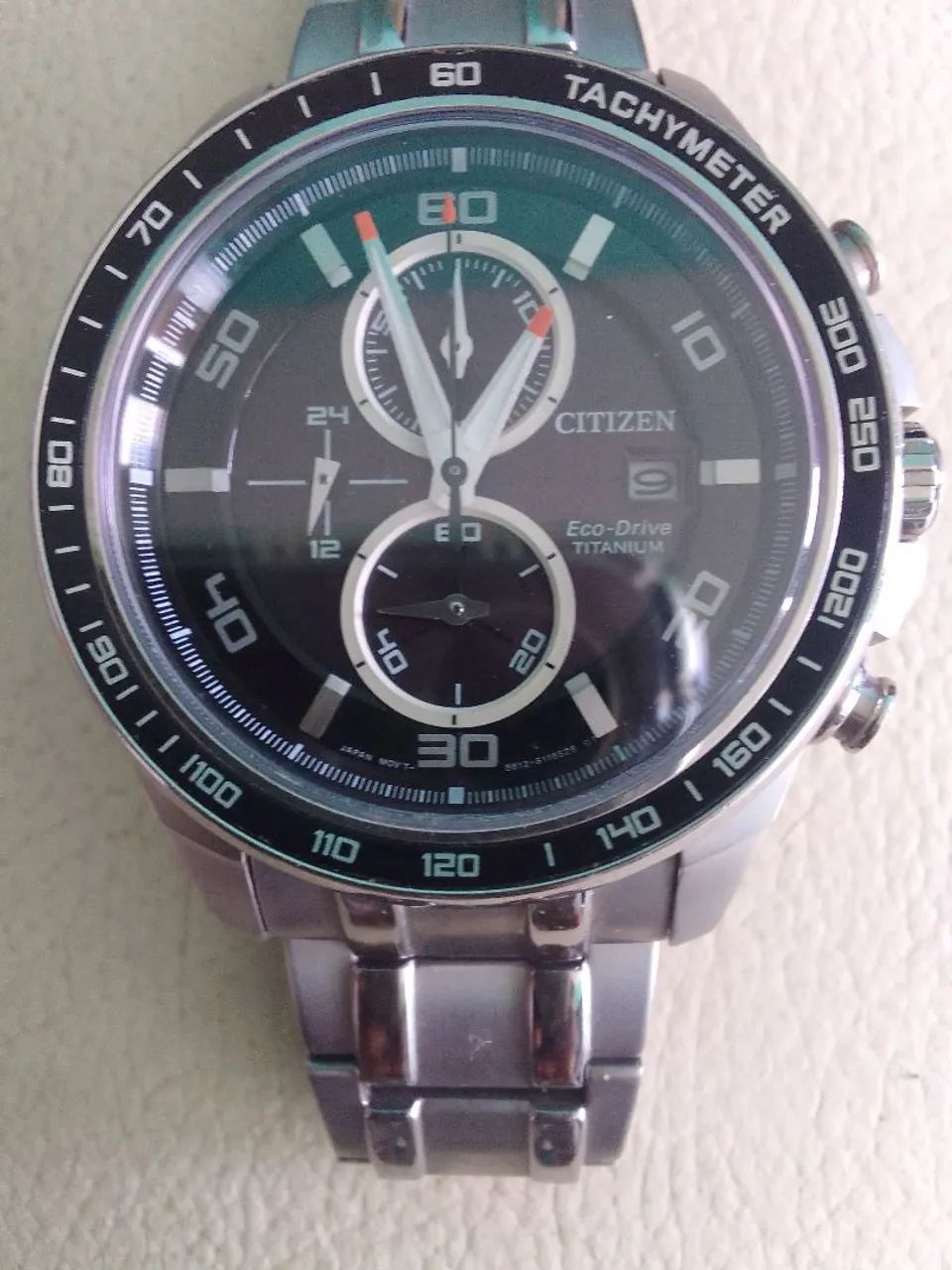 Relógio citizen eco drive titanium