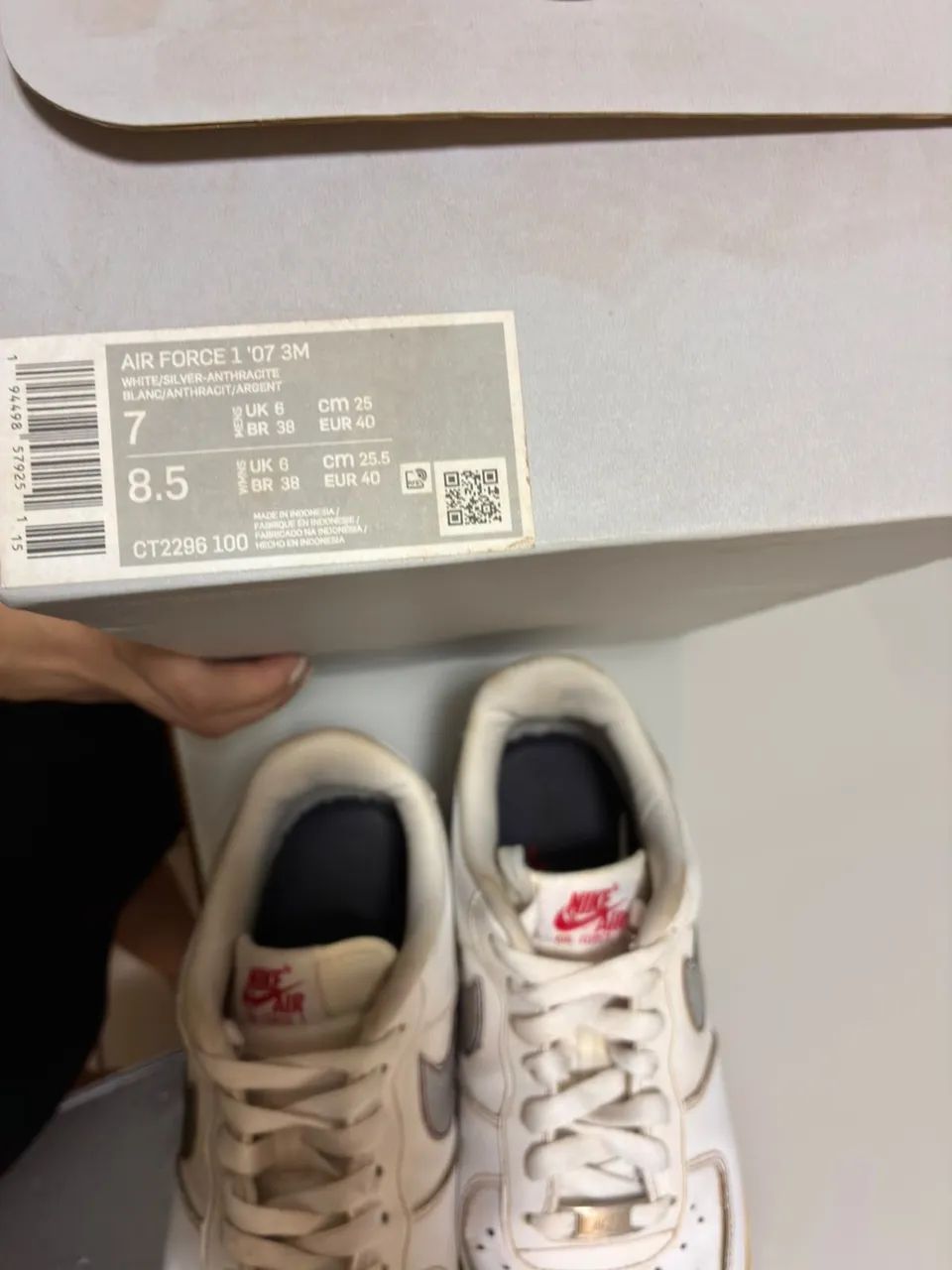 Nike Air Force 1 '07 LV8 da coleção "3M Reflective" - Foto 2