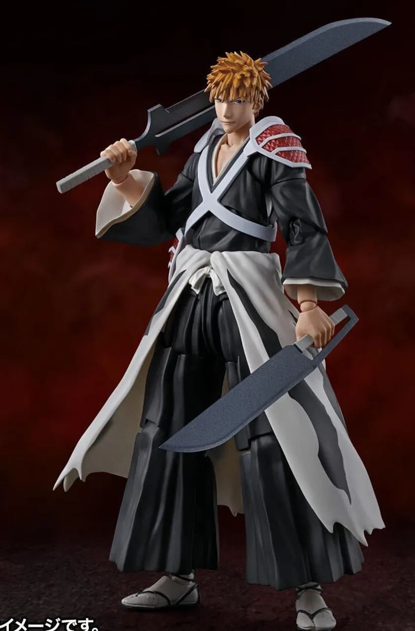 Ichigo Dual Zangetsu - Bleach - S.H.Figuarts Bandai - NOVO<br> - Foto 3
