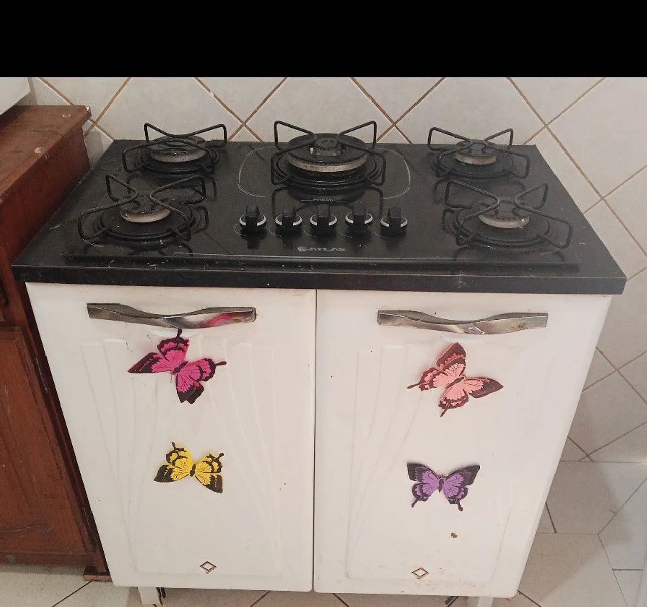 Cooktop 5 bocas com balcão 