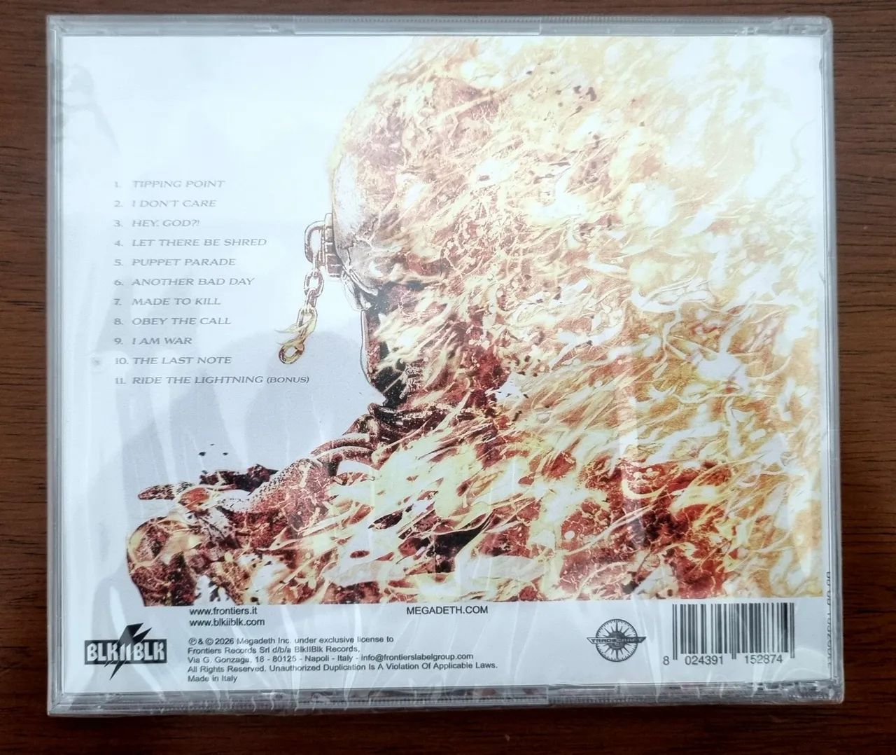 Megadeth 2026 capa lenticular cd - Foto 4