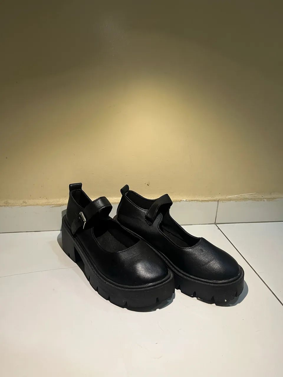 Sapato Feminino Estilo Coreano Cute com Fivela - Foto 2