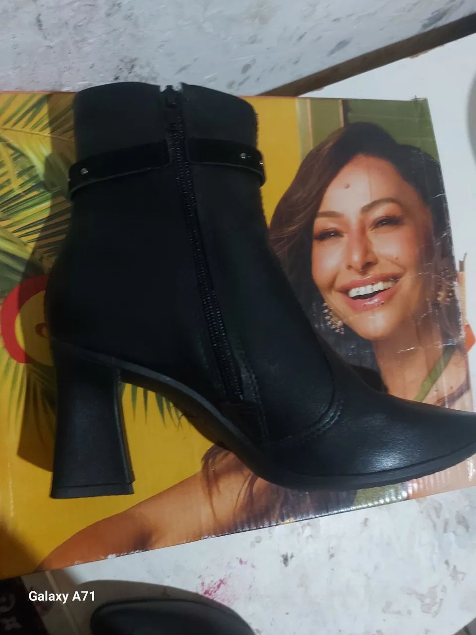 bota de couro aceito propostas - Foto 3