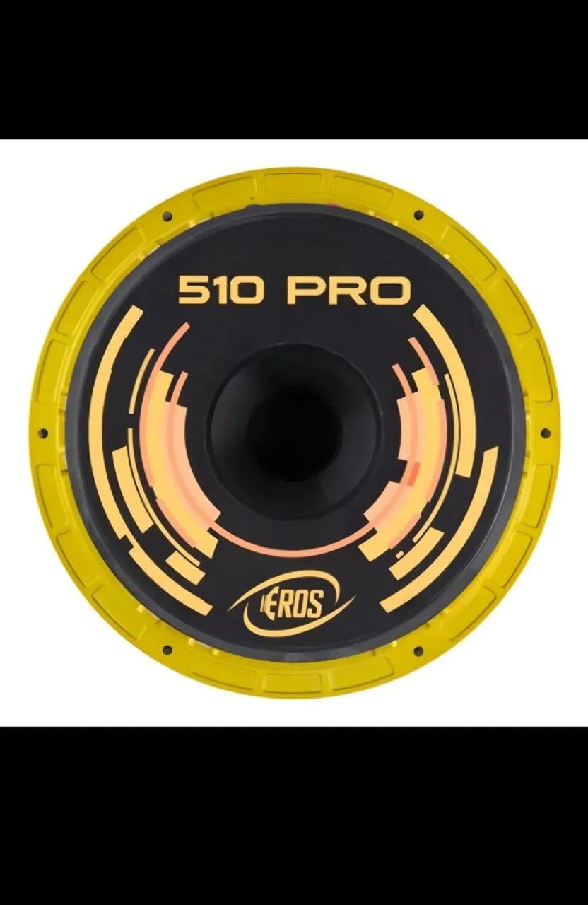 2 Woofer Eros Médio Grave E-510 Pro 10 POL. 500W RMS 8 OHMS - Foto 5