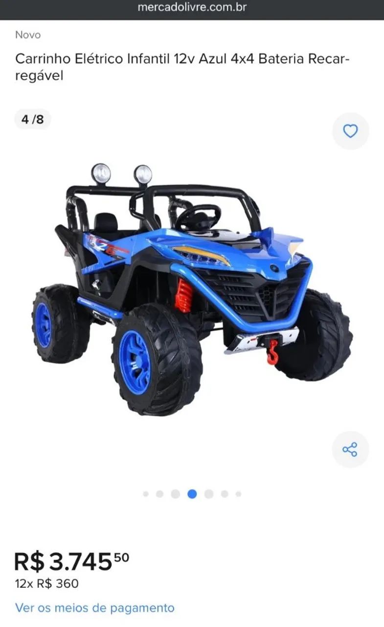 Carro Elétrico Infantil - Foto 4