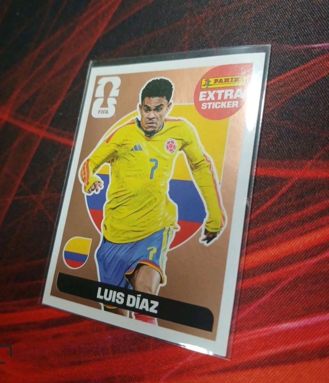 Figurinha Extra Sticker Luis Díaz BRONZE 