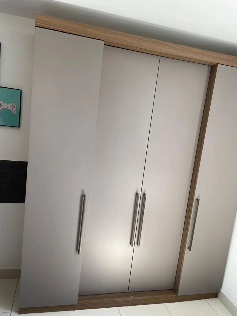 Guarda-Roupa Casal 4 Portas - Foto 3