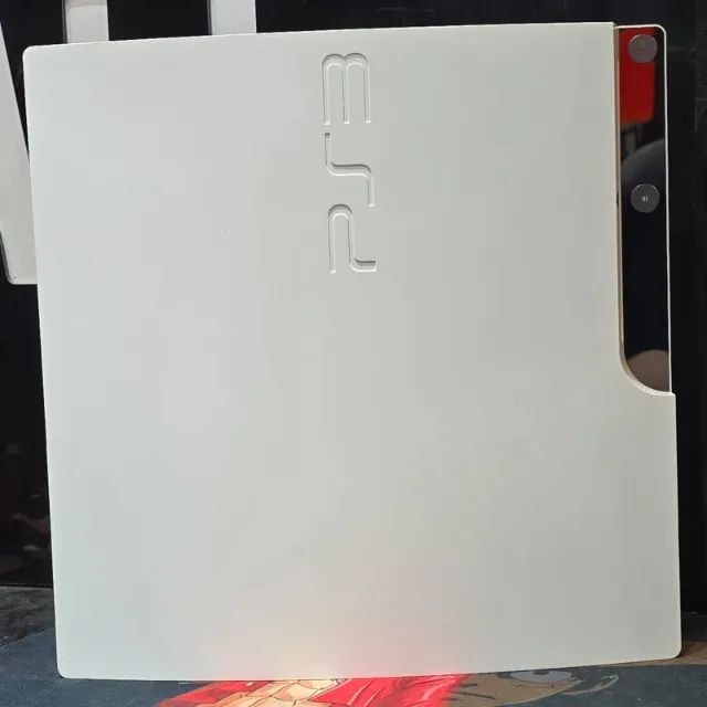 Console PS3 Slim Classic White Com Base  - Foto 3