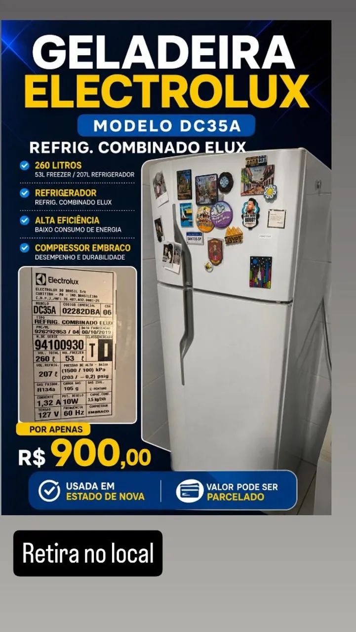 Geladeira Electrolux 