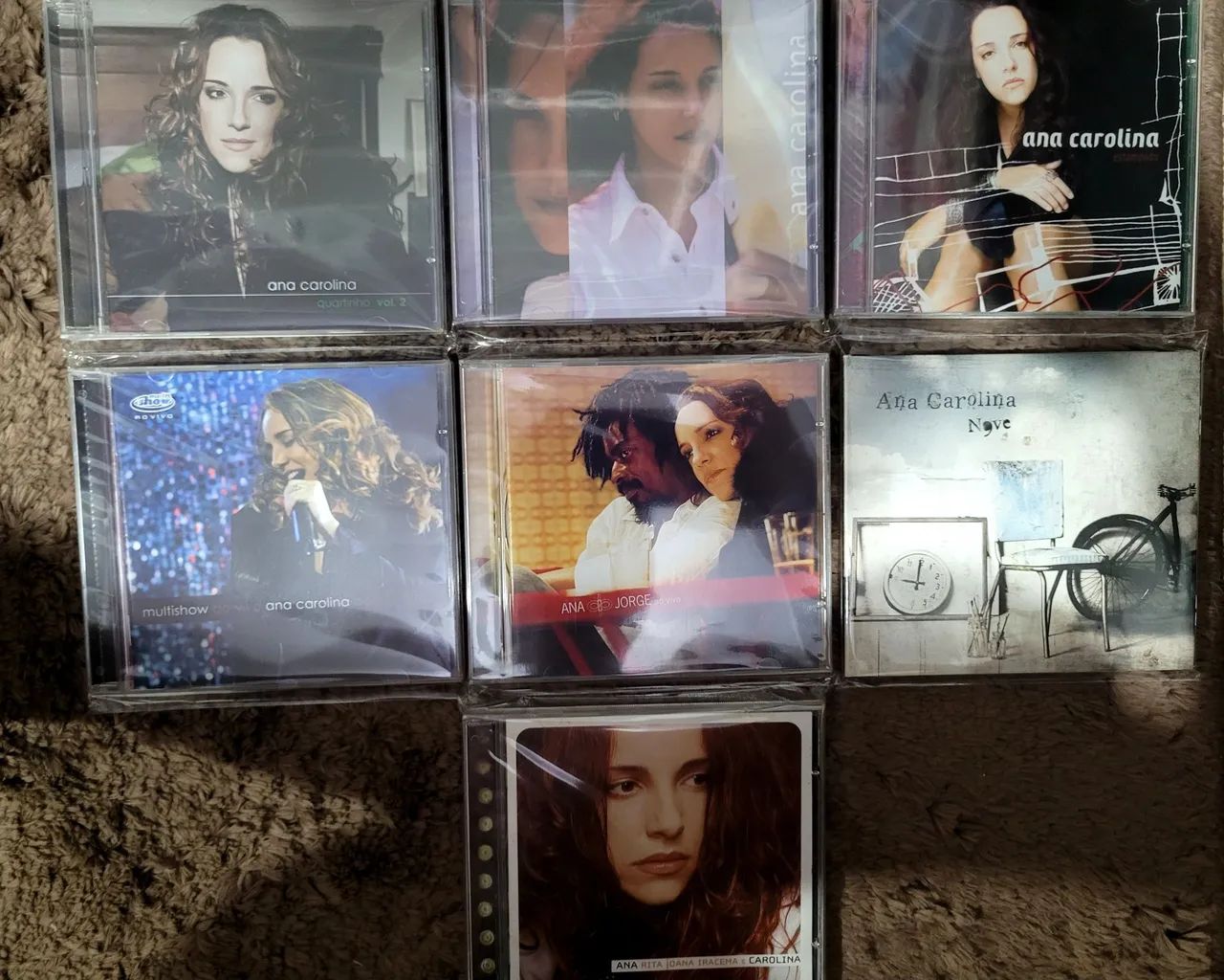 Kit CDs Ana Carolina (vários títulos)