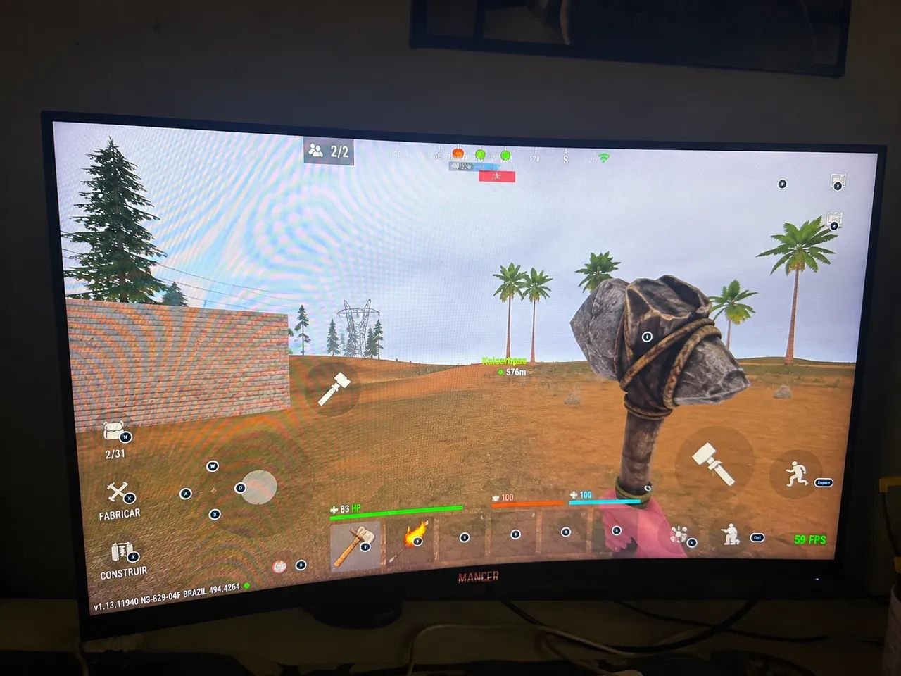 Monitor 32 polegadas 165 hz mancer 