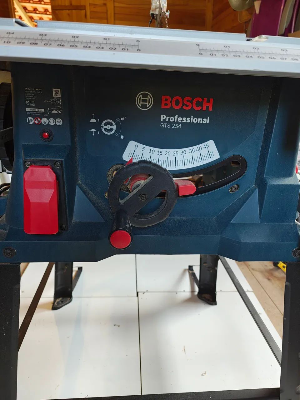 SERRA CIRCULAR DE BANCADA BOSCH GTS 254 - Foto 5