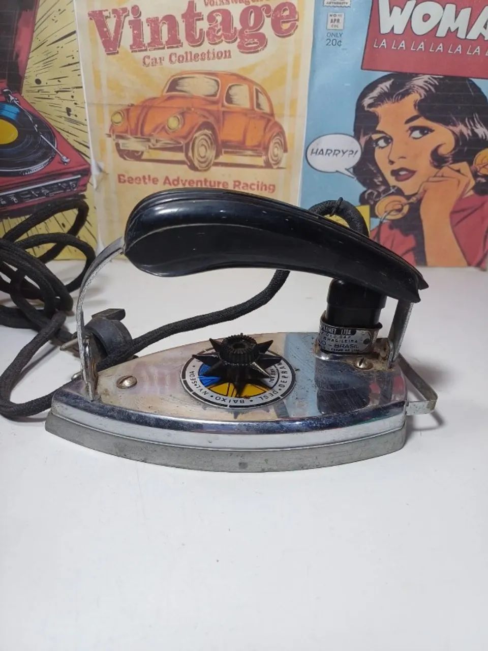 Ferro de passar elétrico vintage  - Foto 4