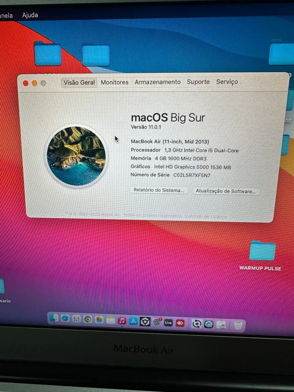 Macbook air mid 2013 11pol - Notebooks - Bessa, João Pessoa