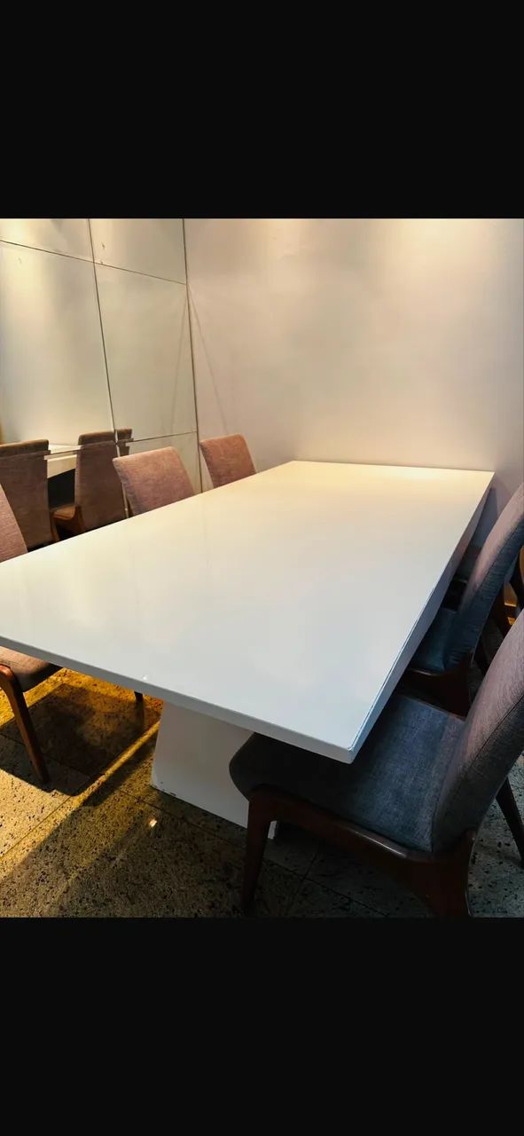Sala de jantar completa MESA + 6 CADEIRAS 