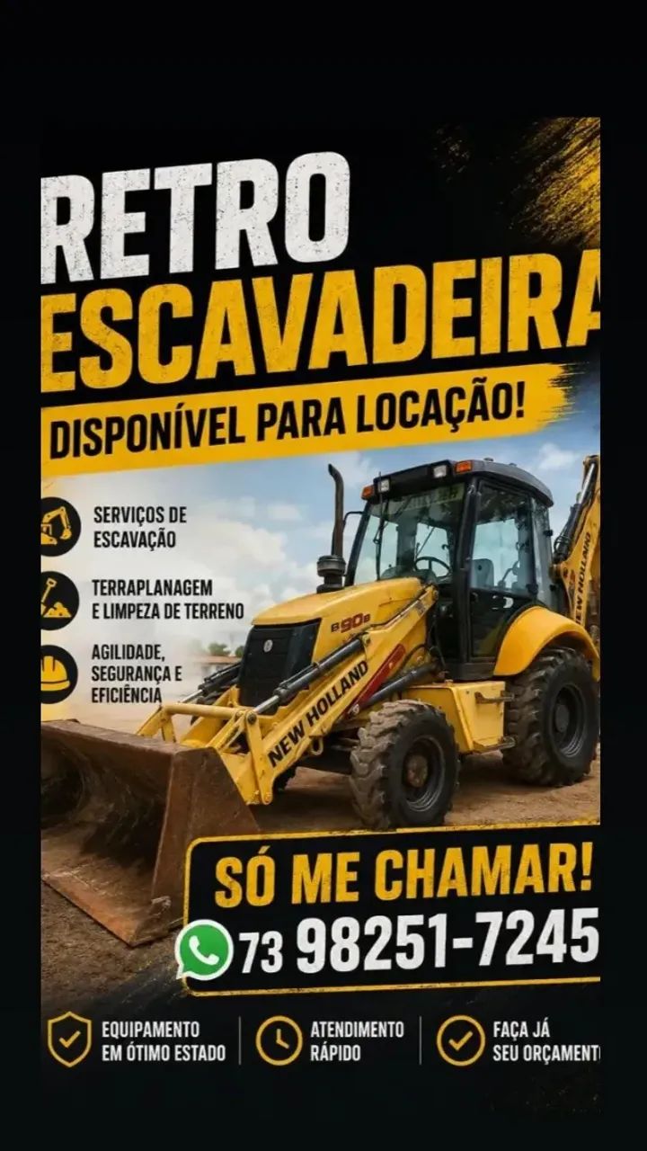 Aluga-se Retroescavadeira ?