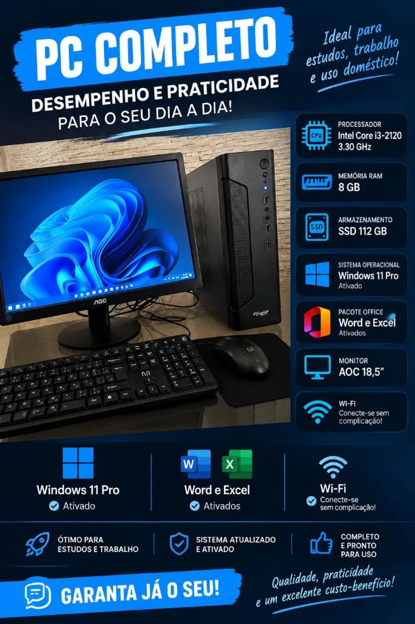 PC Completo Desktop