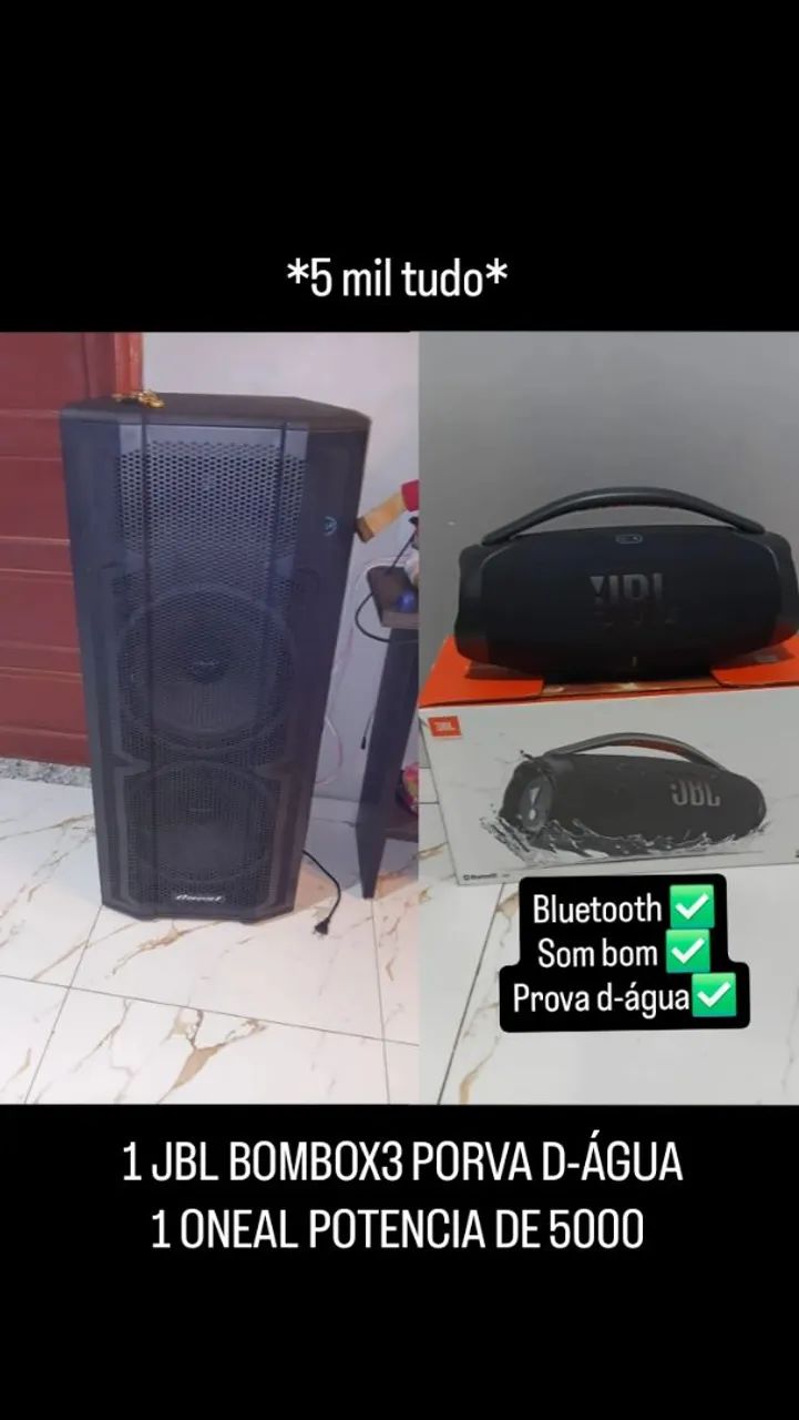 PROMOÇÃO 2 CAIXAS DE SOM