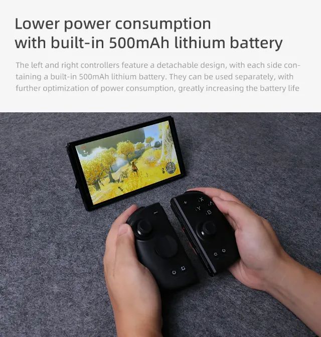 Joy-Cons MOBAPAD M6 HD Hall Effect NFC Amiibo para Nintendo Switch OLED Profissional - Foto 3