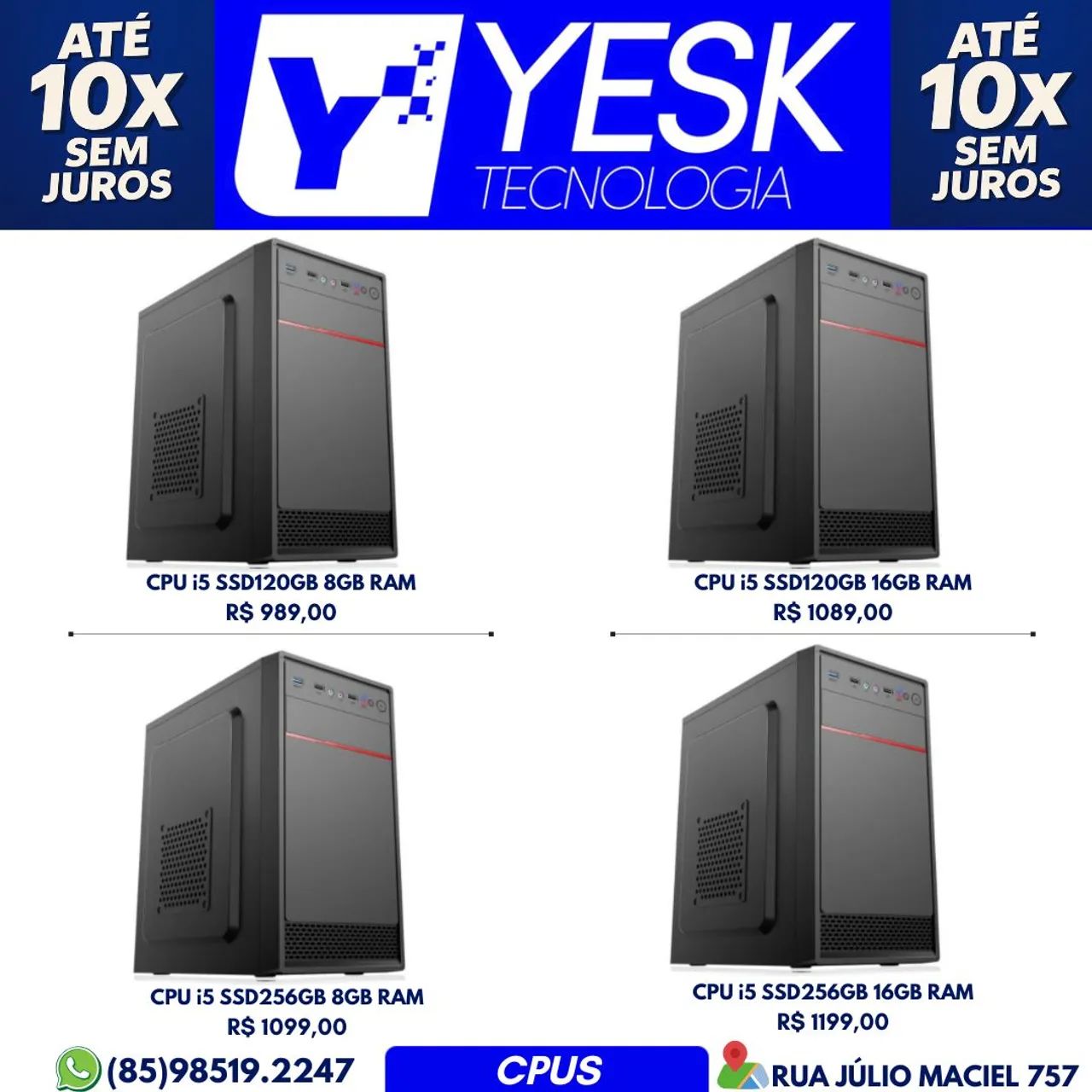 Promoção Imperdível CPUS i5 i7 Até 10x sem juros  - Foto 2