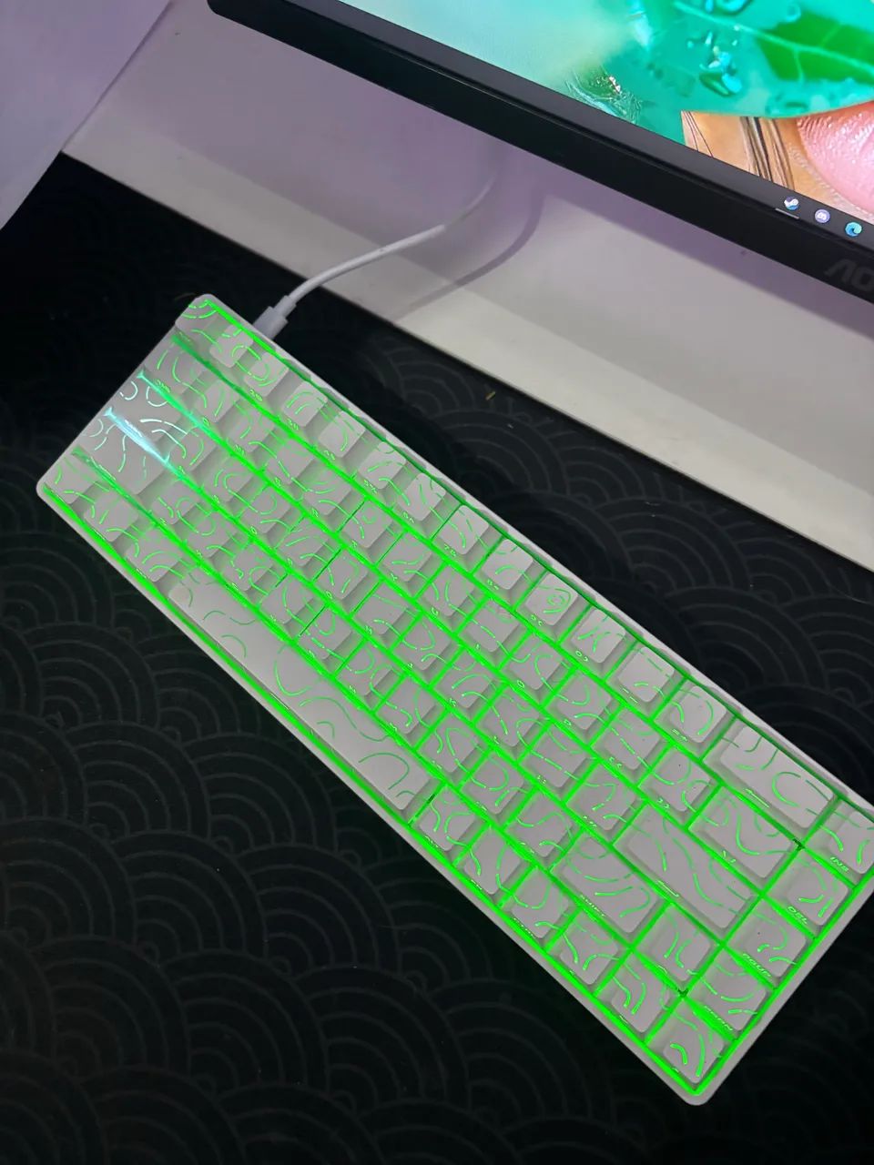 TECLADO MECÂNICO SWIFT MINT - Foto 3