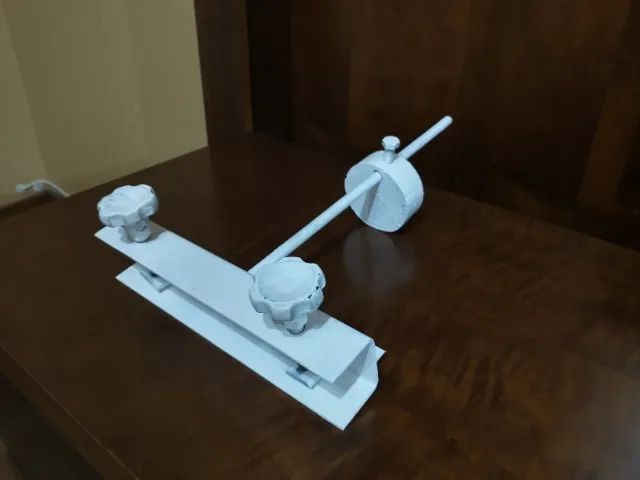 Garra 25 cm Com Contra Peso Para Serigrafia e Silk Screen (Estamparia) Dobradiças Soldadas - Foto 4