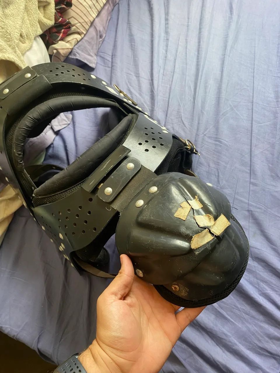 Shoulder Pad Futebol Americano Tamanho M - Usado - Foto 5