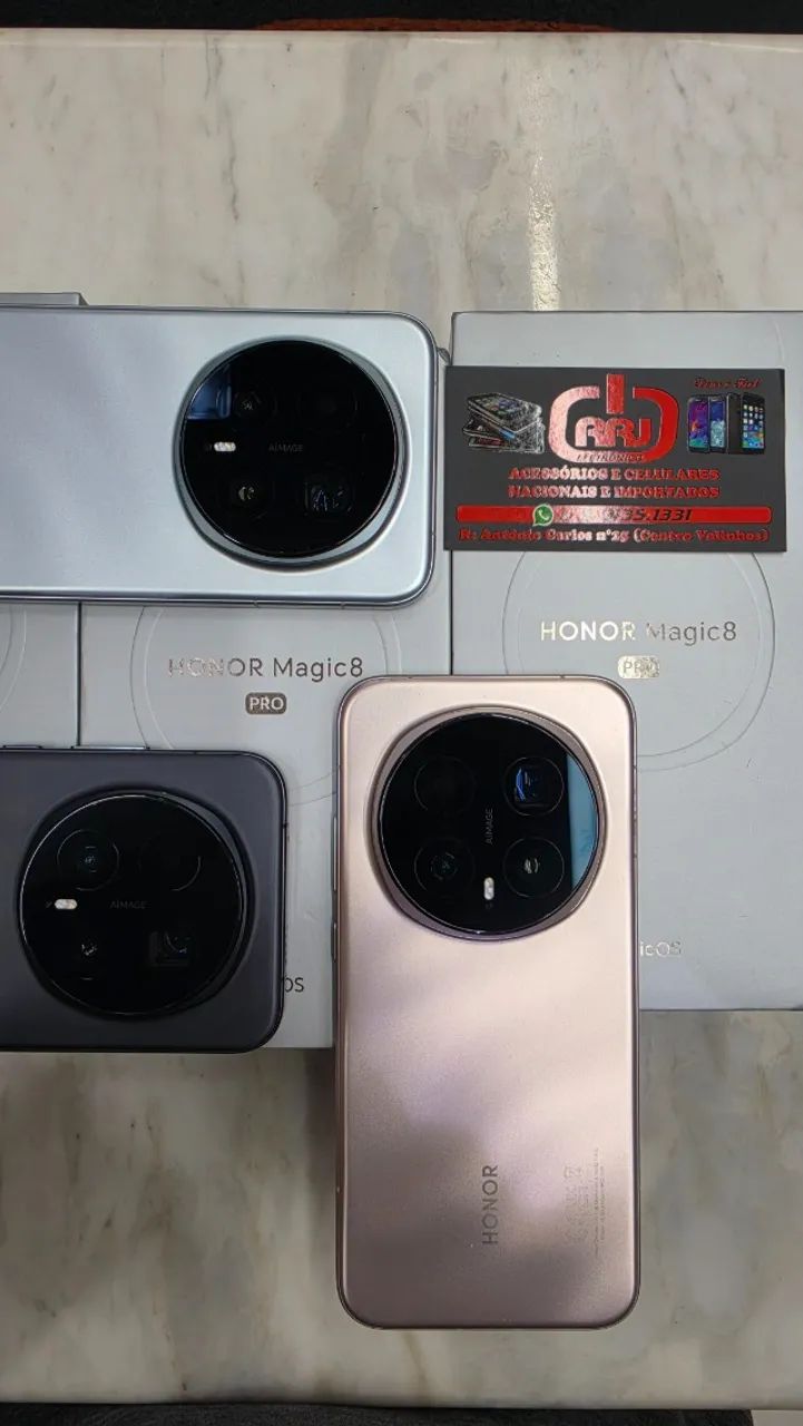 HONOR Magic8 Pro 512GB e 1TB CN e Global ATENÇÃO - Celulares e