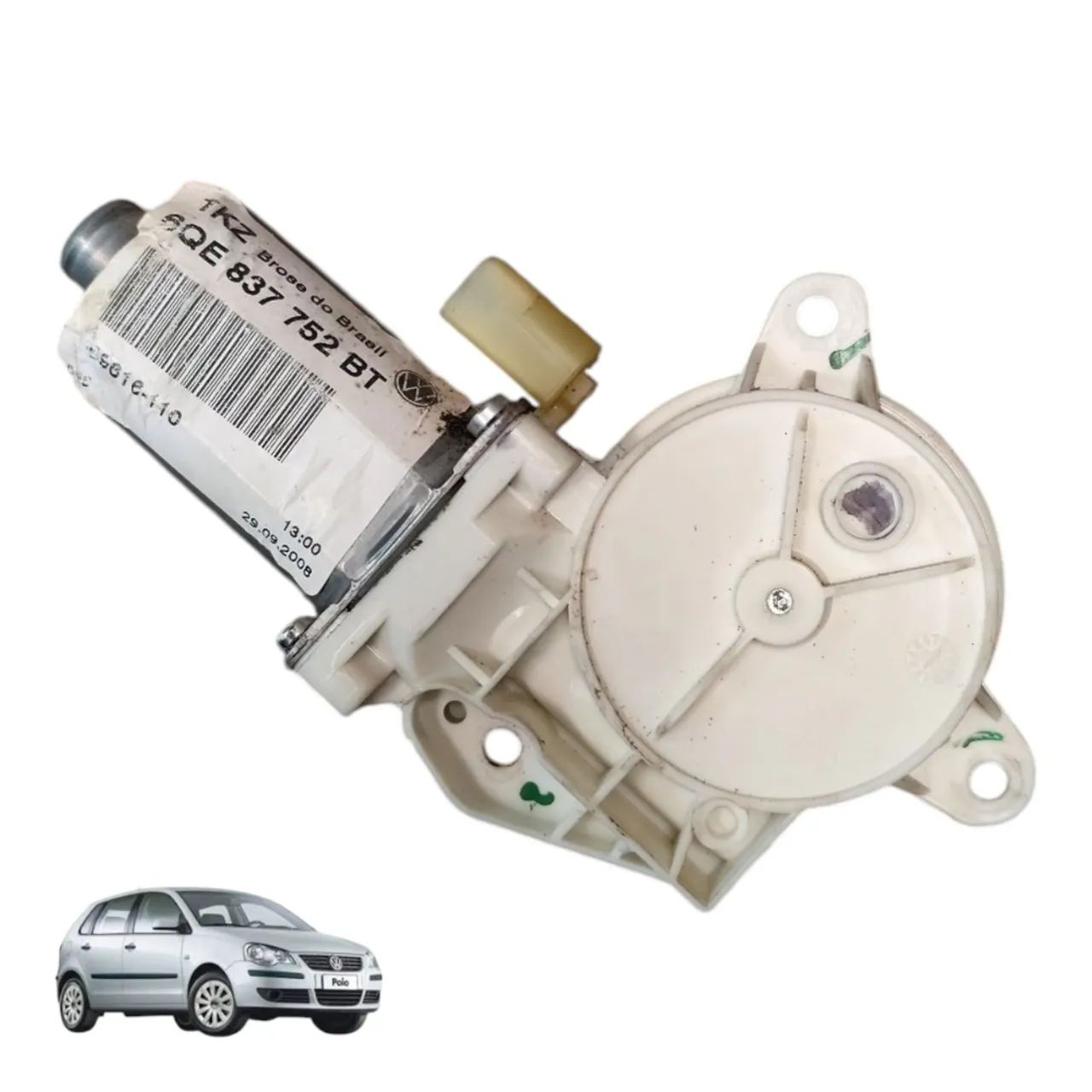 Motor Vidro Porta Dianteira Direita Vw Polo 2008 2009 2010 