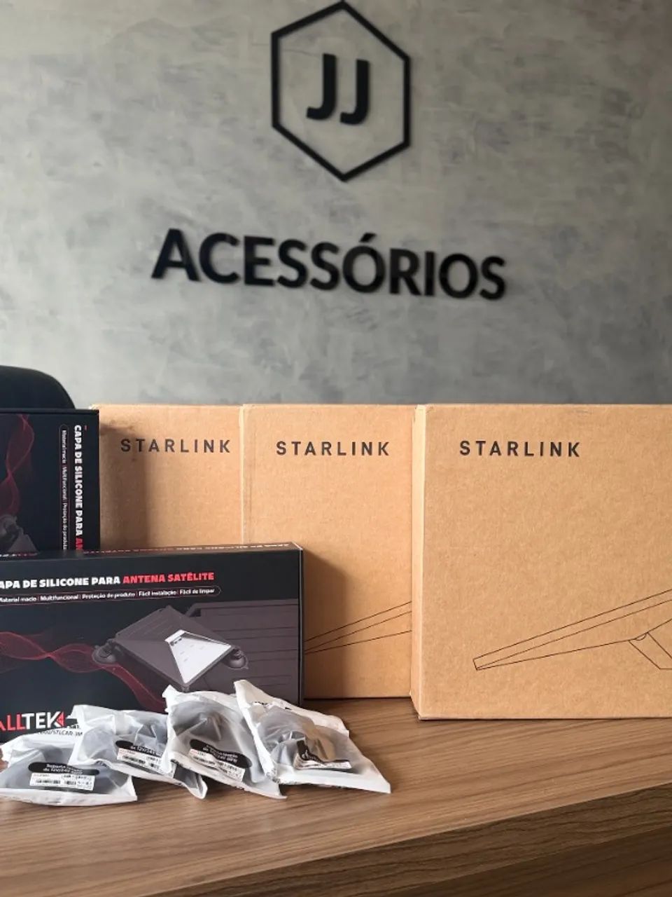 Starlink Kit Mini + Suporte + Adaptador Lacrados Originais Pronta Entrega Loja Física