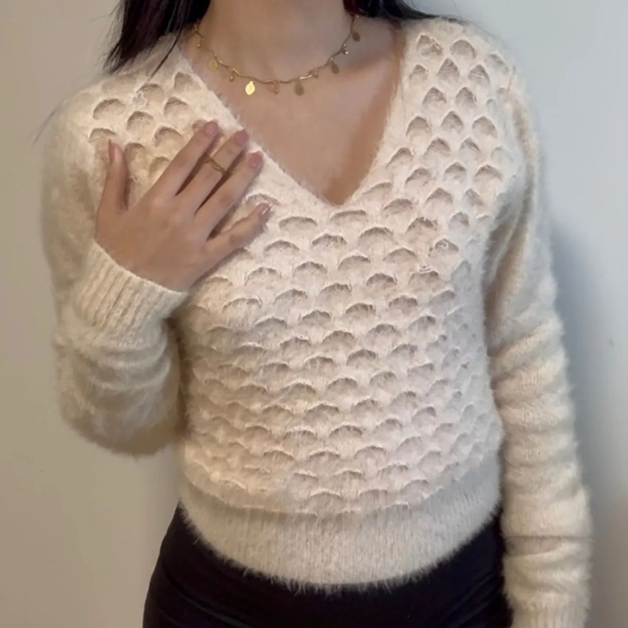 Camisa de manga peluda - Foto 2
