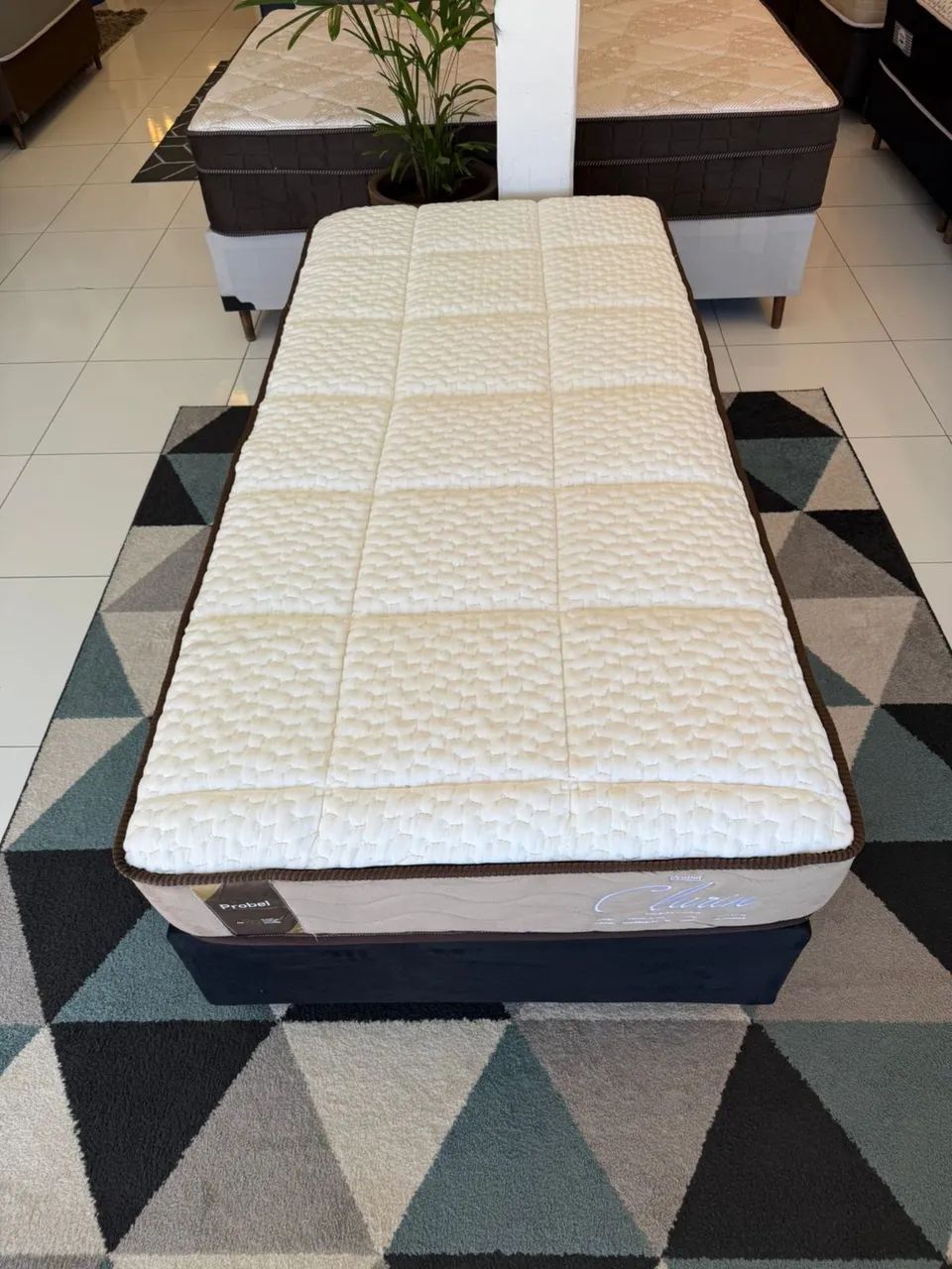 Cama box Solteiro com colchão TOP - Entrego!  - Foto 3