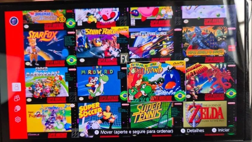 Switch Oled Desbloqueado, 60 jogos, 512GB SD, Completo. - Foto 3