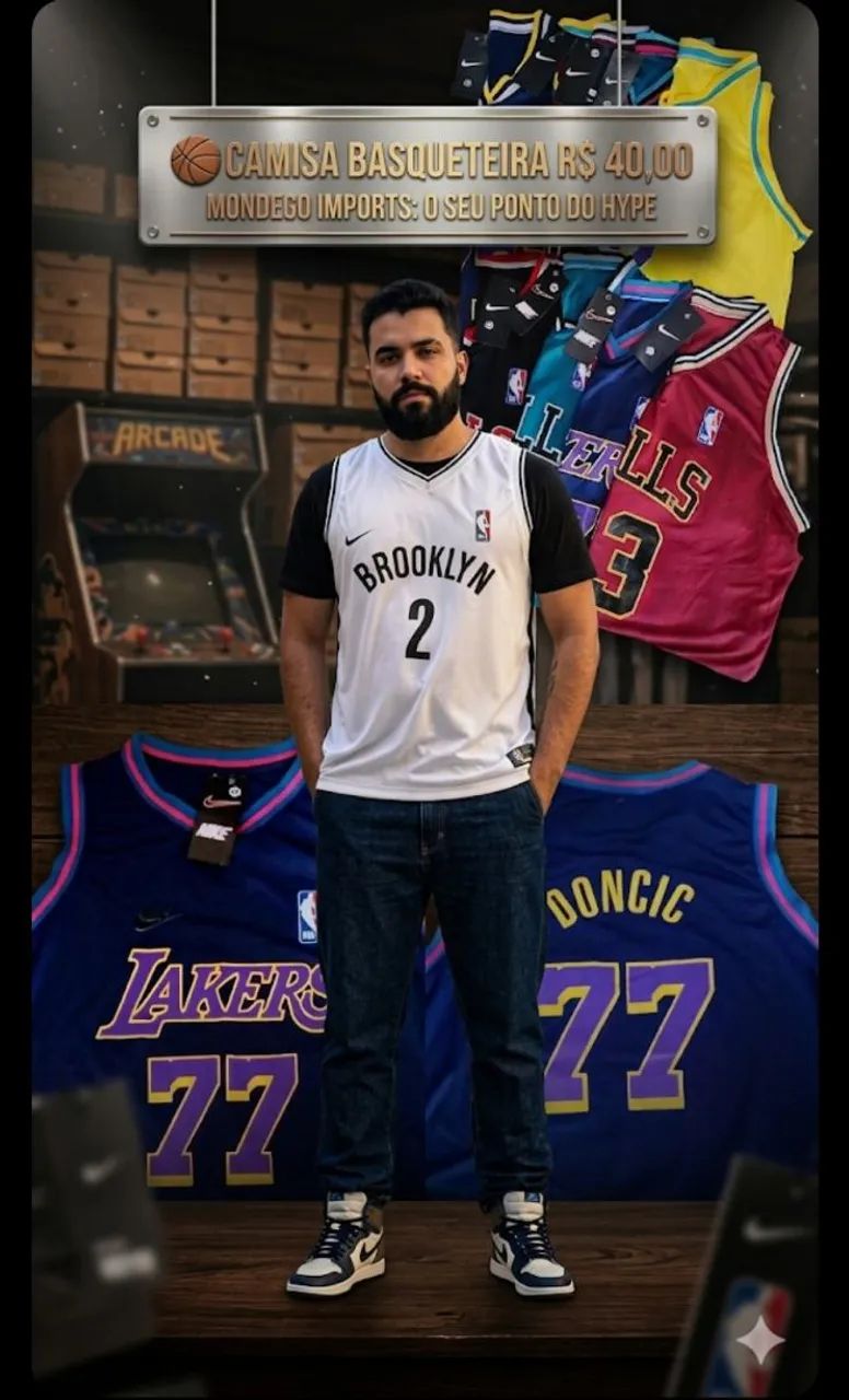 Camiseta basqueteira  - Foto 2