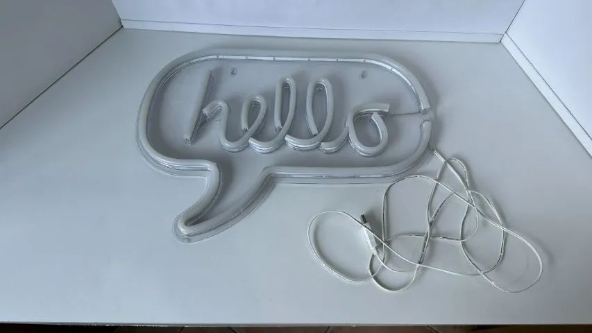 Luz Led Neon Hello - Foto 4