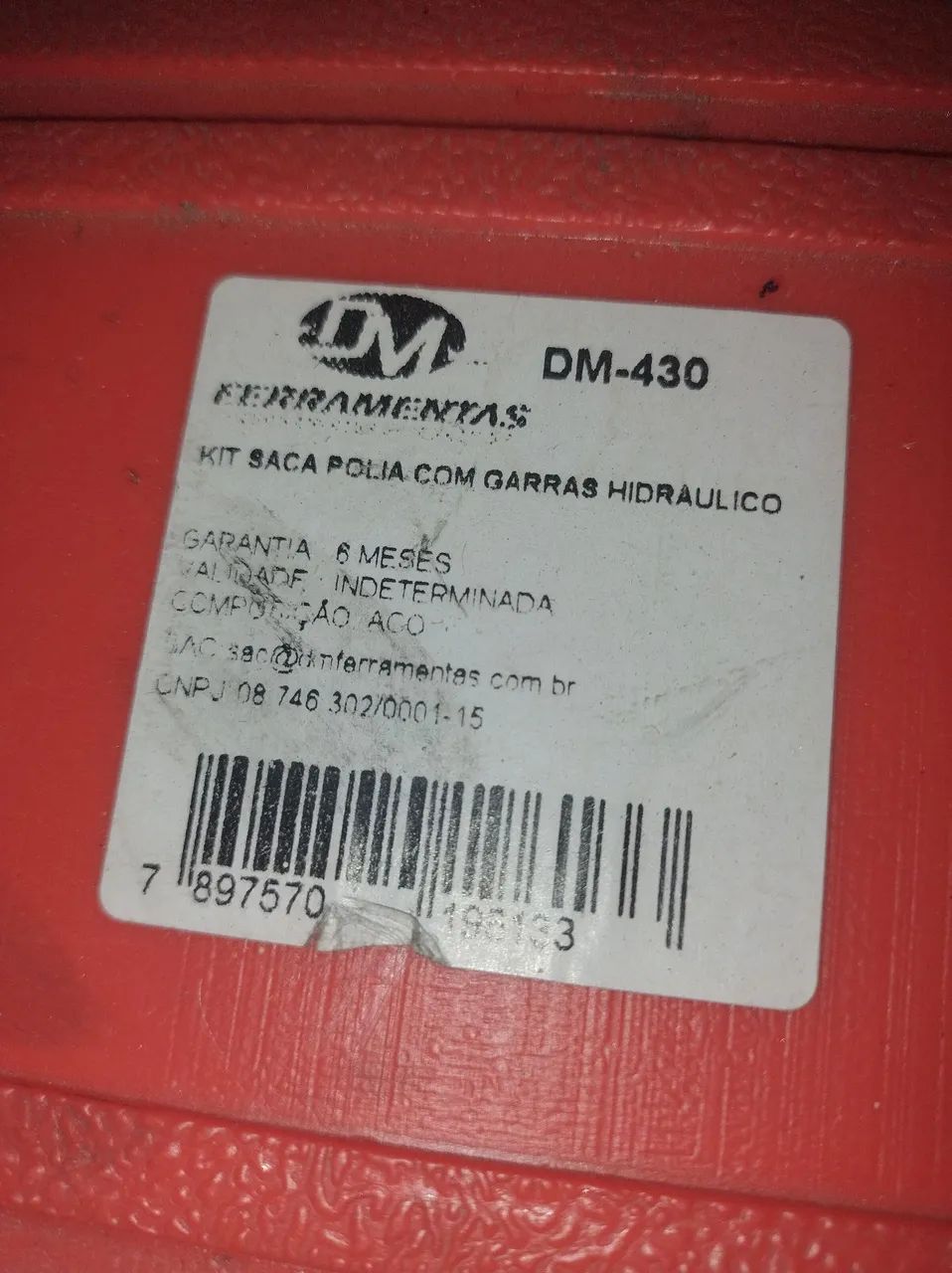 Kit saca polia com garras