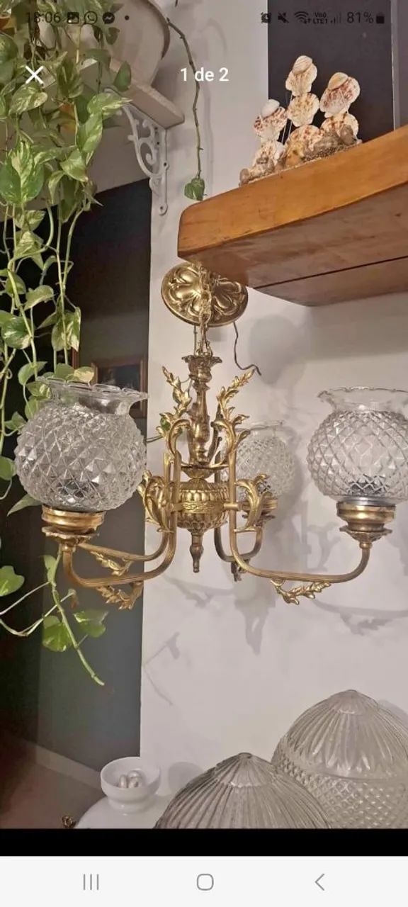 Lustre bico jaca