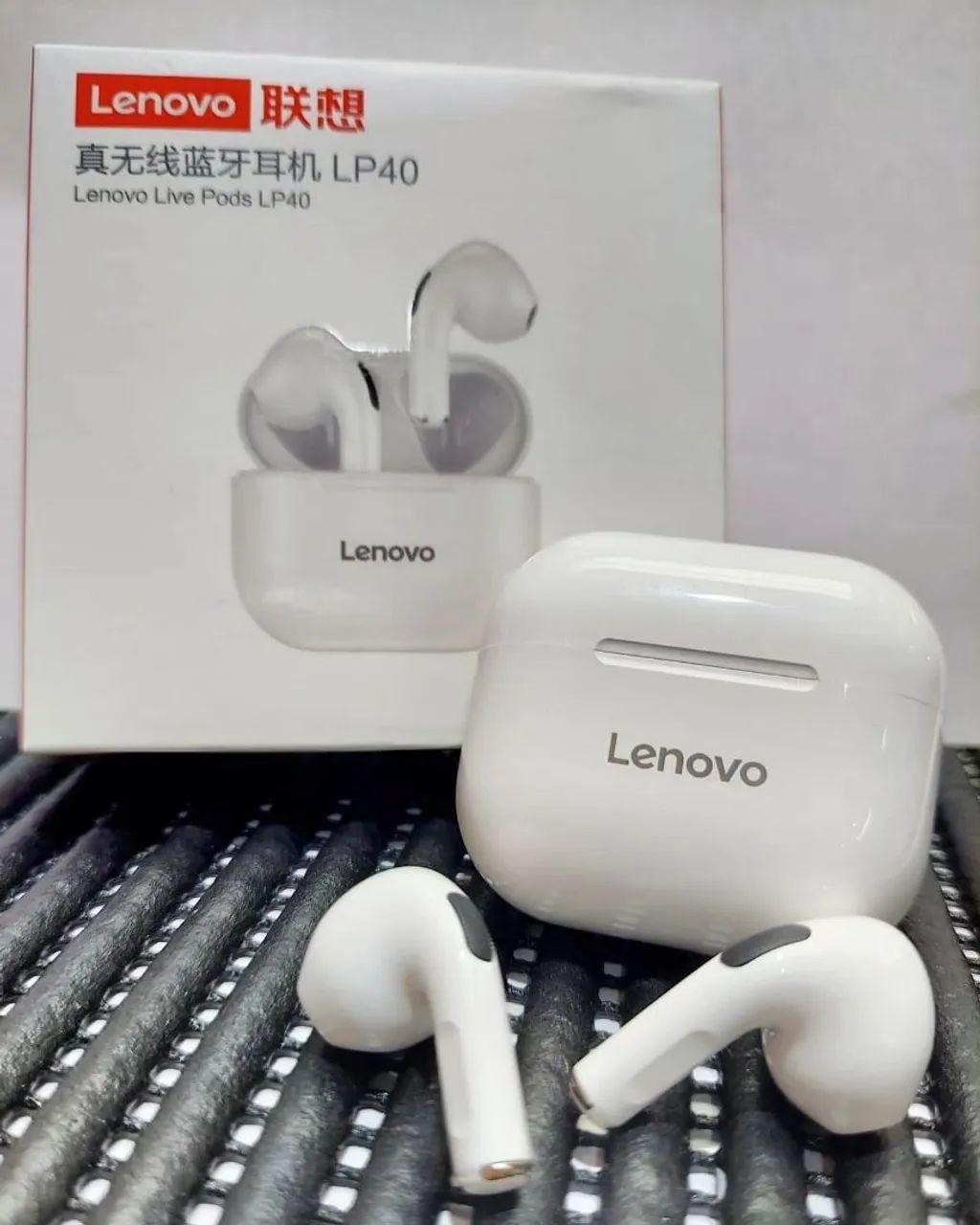 FONES BLUETOOTH LENOVO LP40 ORIGINAL  - Foto 4