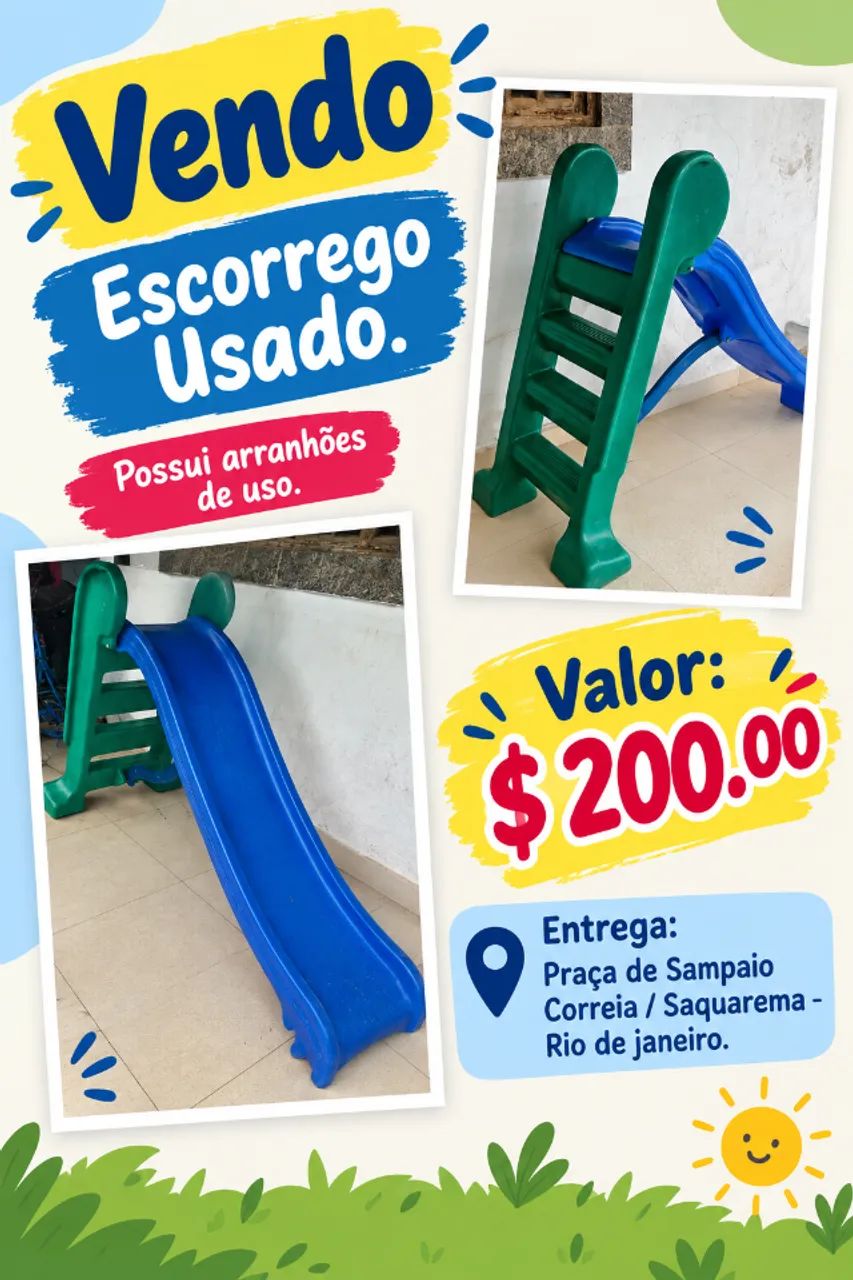 Escorrego infantil 