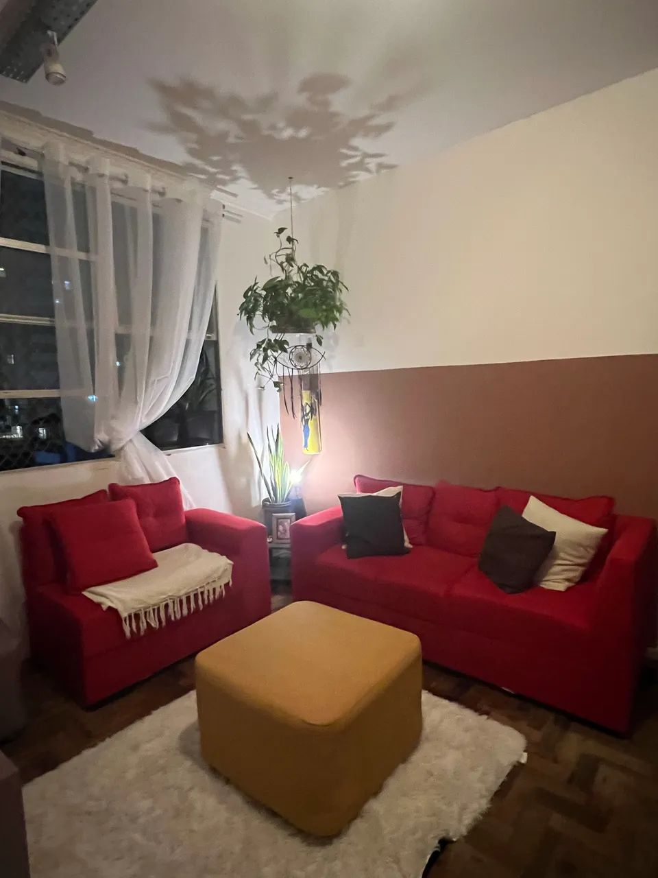Sofá 5 Lugares Vermelho - NOVO 