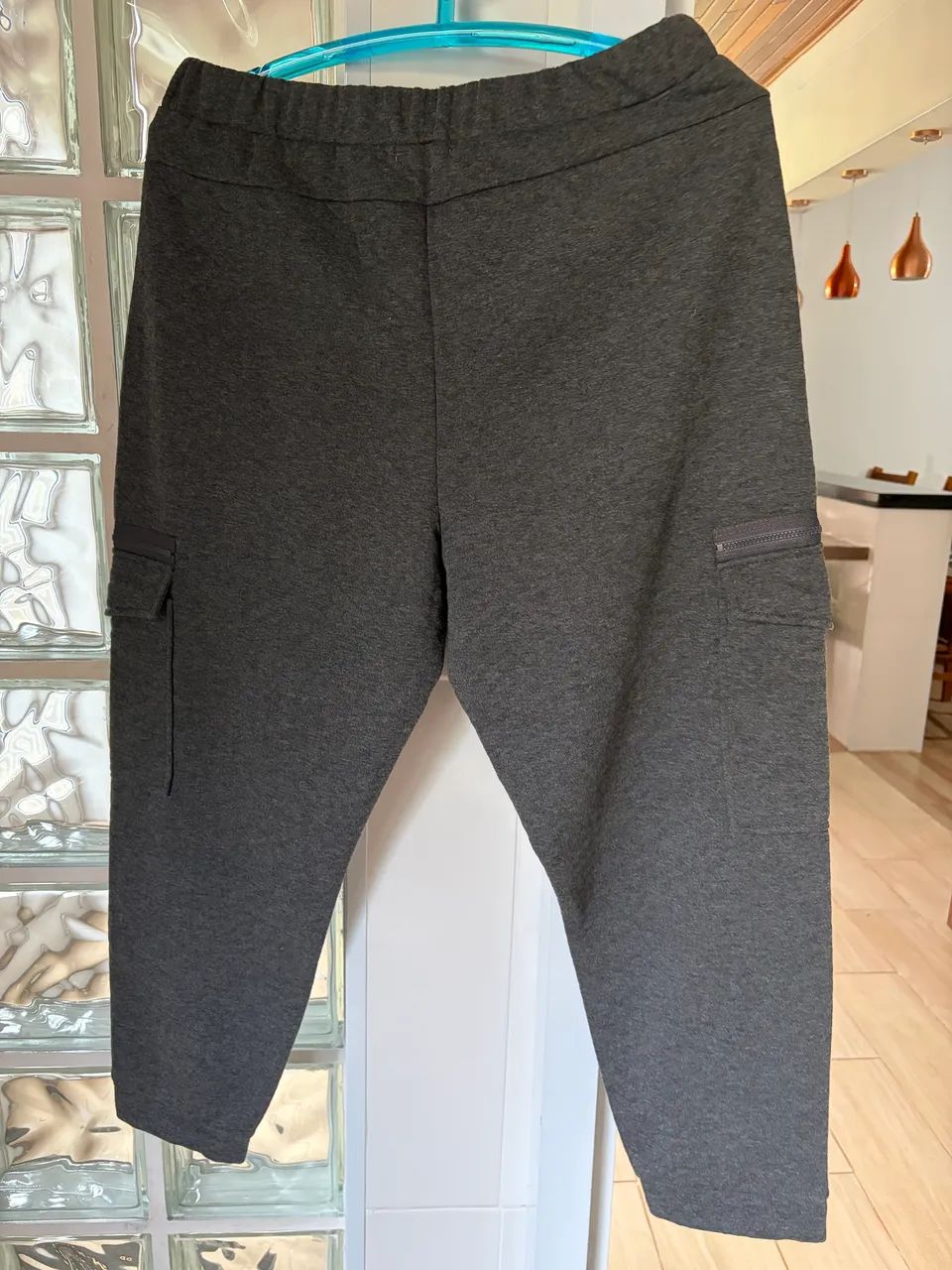 Calça moleton pantalona nova  tamanho G - Foto 5