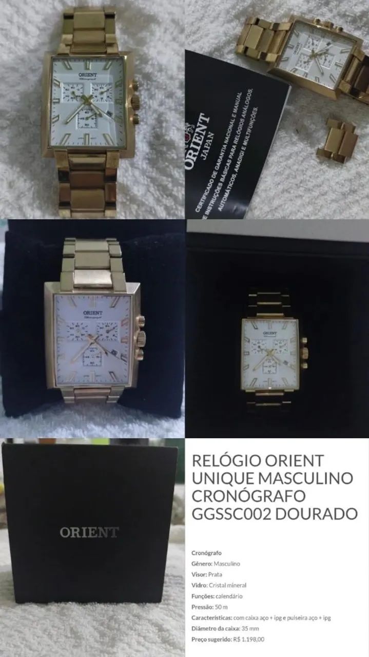オラフ RELÓGIO ORIENT UNIQUE MASCULINO CRONÓGRAFO - Acessórios - Vera