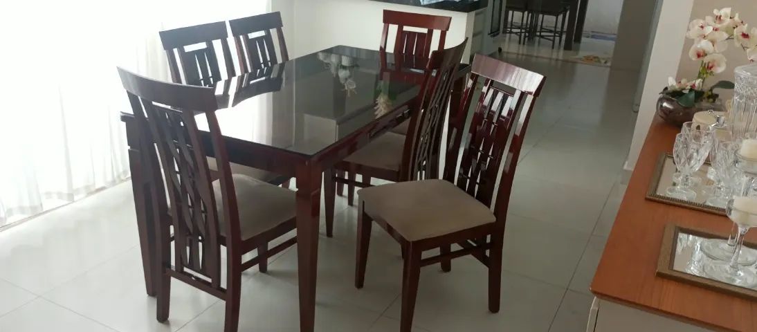 MESA DE JANTAR 06 LUGARES - Foto 4